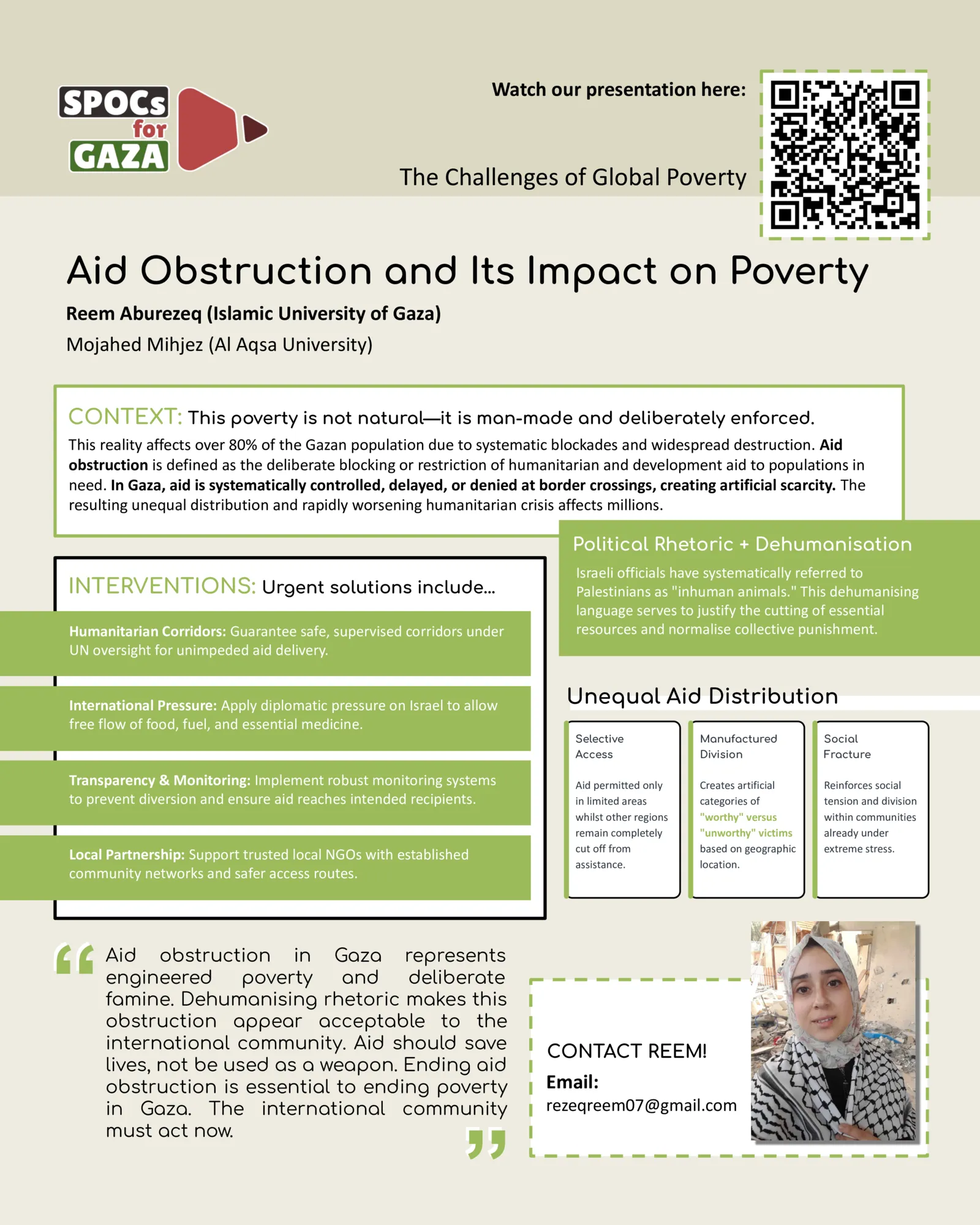 Aid Obstruction and Its Impact on Poverty — by Reem S. R. Aburezeq, Mojahed Mihjez