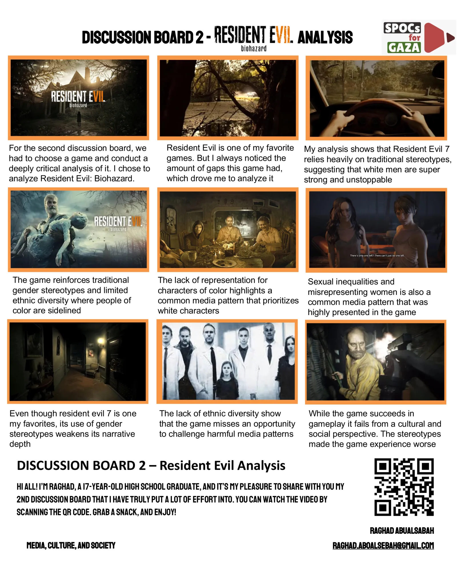 Resident Evil: A Media Analysis — by Raghad Aboalsebah