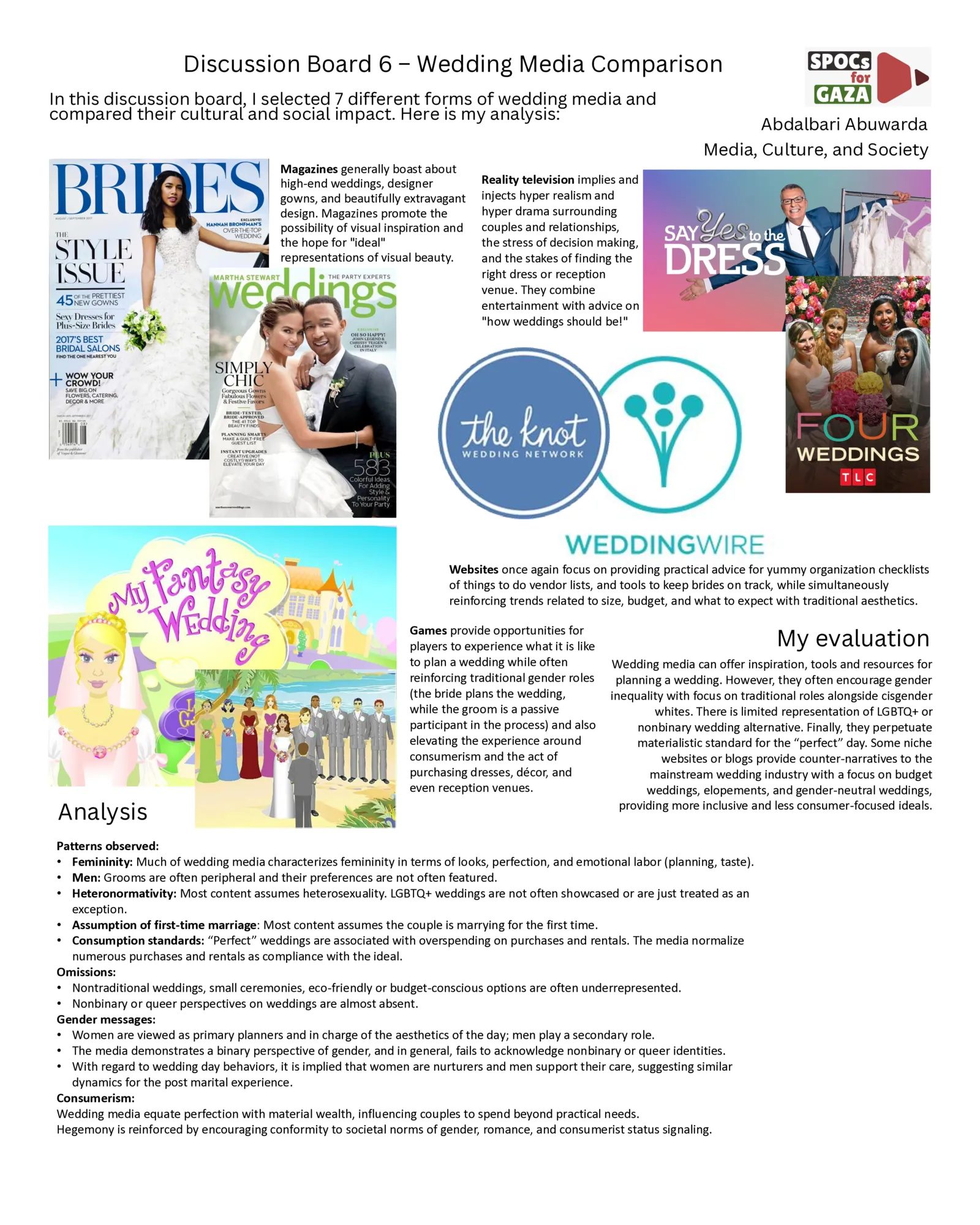 Wedding Media Comparison — by Abdalbari Abuwarda